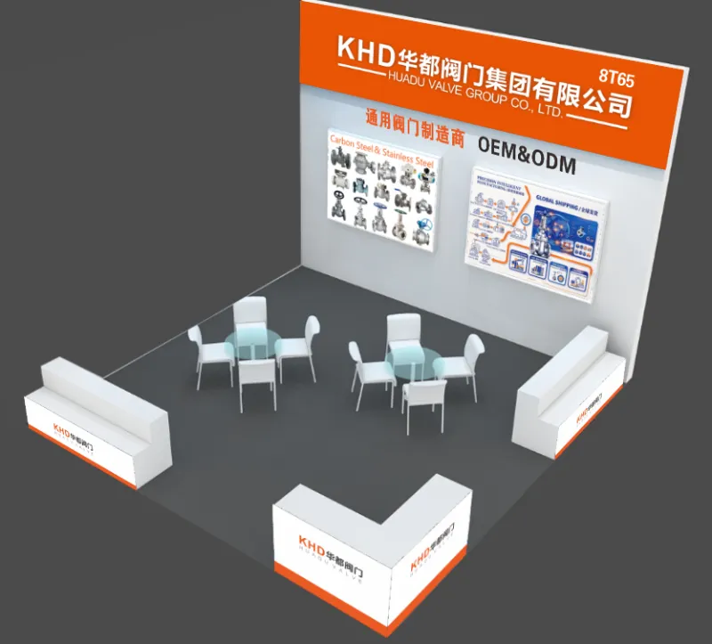 Ngendi Ketemu Huadu Valve Group (KHD) ing Oktober 2026? Zhejiang Int'l Valve Fair, Booth 8T65