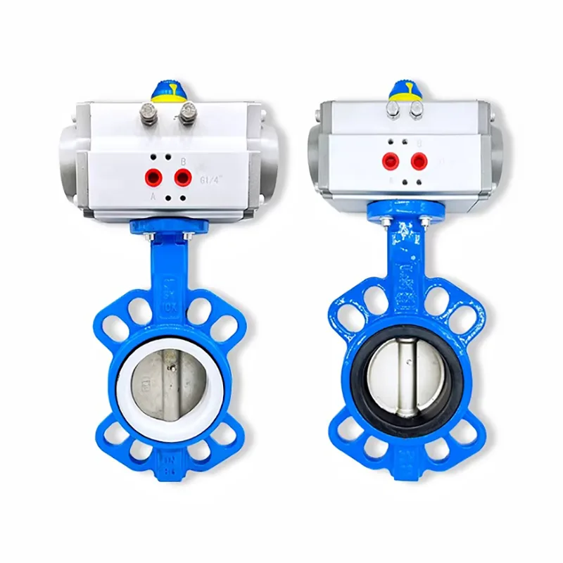 Katup Kupu-kupu Pneumatik Stainless Steel